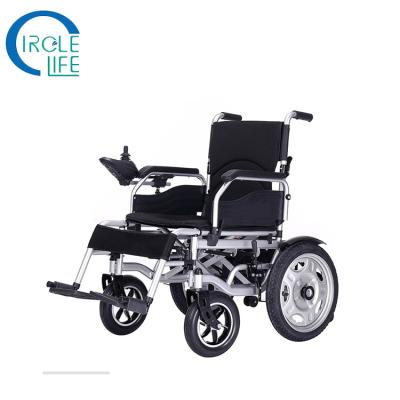 China Folding Electric Wheelchair Elderly Battery Electric Wheelchair For Disabled for sale