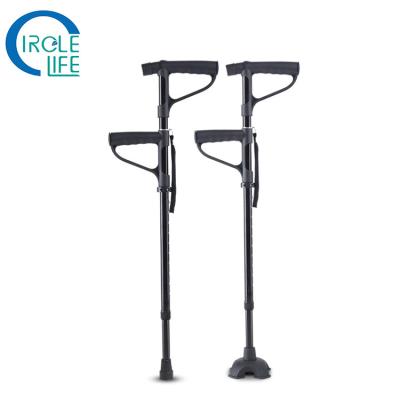 China Adjustable Folding Canes Aluminum Alloy Walking Stick For Old Man for sale