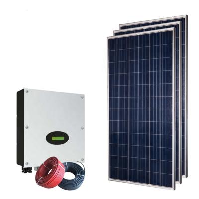 China Consumer Electronics 50kw 20kw 30kw Solar System Photovoltaic System Off Grid Solar Panel System 10kw 40kw Solar Set for sale