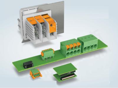 China Alambre del PWB de 8POS 45DEG los 2.5MM para subir al bloque de terminales COMBICON PTSA en venta