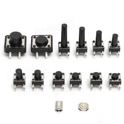 Κίνα SMD 4 Pin Micro Tact Switch 6x6mm Tactile Tact Push Button Switch προς πώληση