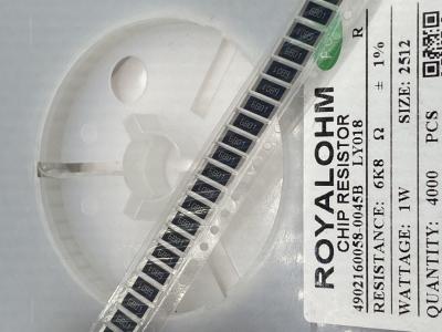 Κίνα Αντίσταση 1% 1W 6k8 Ohm SMD 2512 Electronic Resistor RC2512FK-7W6K8L προς πώληση