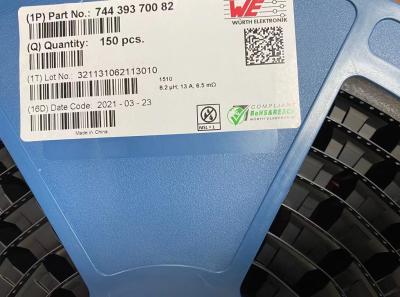 China 74439370082 Wurth Elektronik elektrischer Induktor 8.2UH 13A 6.5MOHM zu verkaufen