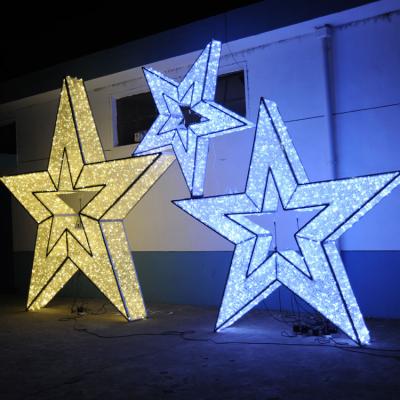 China Commercial Use New Years Day Thanks Giving Day Christmas Decoration Star Light for sale