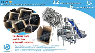 China Screw nails hardware packaging solution (Bestar) automatic weighing and filling box packing machine for sale