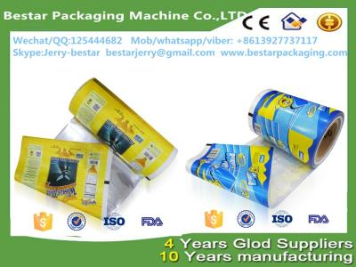 China Ice cream packaging film rolls,plastic bags for popsicle,Food packaging plastic roll film with bestar packaging for sale