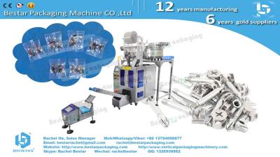 China Automatic counting packing machine two bowls for cam lock nuts and cam screw fitting hardware for sale