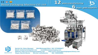 China Automatic counting packing machine two bowls for hardware with customized labeling machine for sale