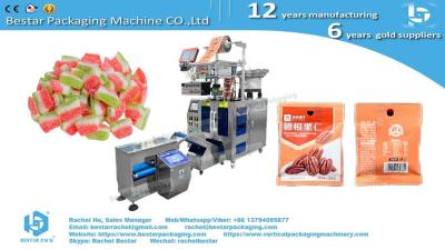 China Automatic Counting Packaging Machine for Gummies with Laser Coding and Hang Hole for sale