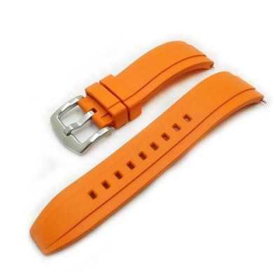 China Sport/Luxury/Qucik 20mm Rubber Watch Strap 22mm Sport Fast Version FKM Strap For Smart Watch Bands for sale