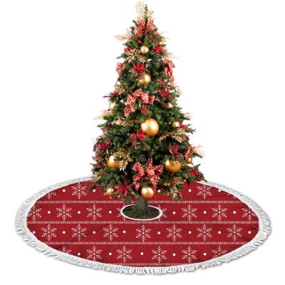 China Wholesale Christamas Home Decor Sublimation Digital Waistline Quality Christma Christmas Tree Decoration Skirt With Cheapest Price for sale