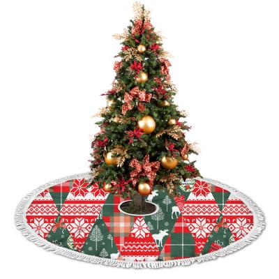 China Christamas Home Decoration Christmas Tree Classic Low Bohemian Skirt With Factory Direct Selling Price for sale