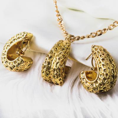 China FASHION Plated Jewelry Sets For Women Earrings Gifts Great Outstanding Trendy Sets Style For Wedding Party 2021 New Fashion Gold Copper for sale