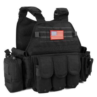 China Outdoor Lightweight Cs Tactical Vest Combat Training Vest With Adjustable Adults 600D Breathable Polyester for sale