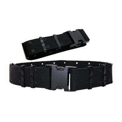 China Adjustable Comfortable Breathable Manufacturers Direct Sales Outdoor Tactical Men's Canvas Souter Belt American Black Hawk Belt Outdoor Nylon Training Belt for sale