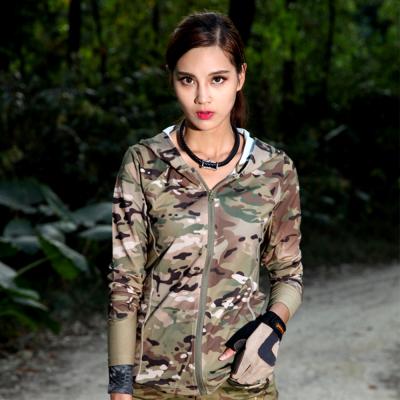 China Camouflage Chief Women Scorpion Devil Blouse Tactical Breathable Hoodie Long Sleeve Hoodie Outdoor Sport Breathable Quick Dry Hoodie for sale