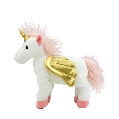 China Wholesale 3+ Lovely Unicorn Stuffed Animal Plush Toy Custom Soft Plush Toys Cute Pink and White 3+ Cheap For Baby for sale