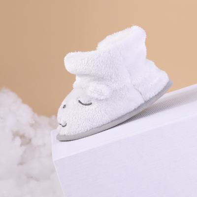 China New Design Lovely Baby Slipper Kids Cheap Wholesale Modern Plush Baby Home Soft Fluffy Slipper for sale