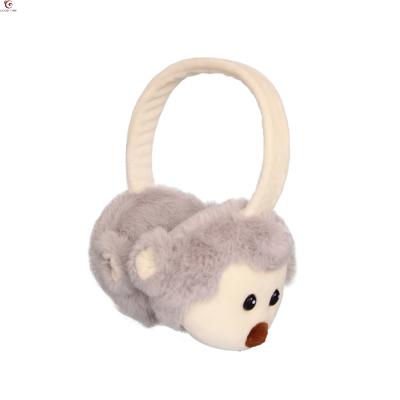 China Wholesale Fashion Cute Warm Soft Realistic Modern Monkey Animal Earmuff for sale