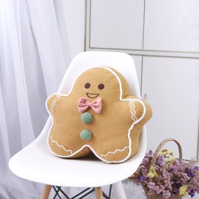 China New handmade creative home smile picture of plush cushion plush handmade seat cover soft stuff cushion cute plush toy for sale