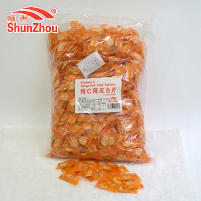 China Normal Bulk Bag Packing Orange Flavor Sugar Free Press Candy for sale