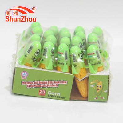 China 13ml corn shape multi-flavor liquid candy spray SZC-SPR-003 for sale