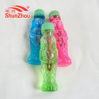 China Plastic Bottle Package Bottle Shape Short Colorful Bubble Stick for sale