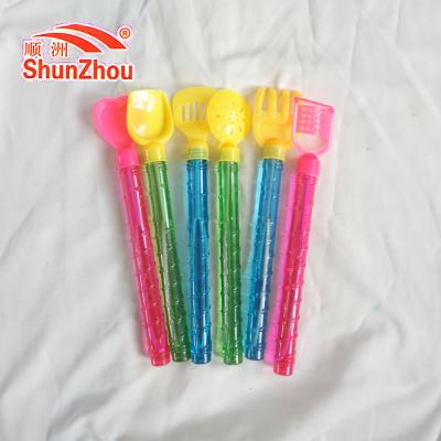 China Plastic Box Package Beach Colorful Series Long Bubble Blow Stick for sale