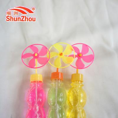 China Plastic Bag Bundle 24 Pc Per Bag Windmill Shape Bubble Stick for sale