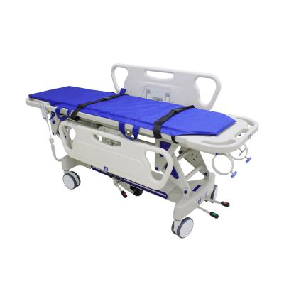 China Hospital ICU Hot Selling Multifunctional Trolley Stainless Steel Stretcher Nursing Trolley for sale