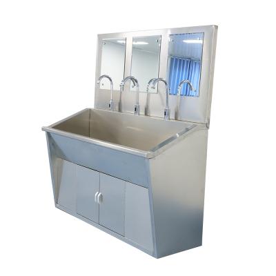 China Hospital/Clinic/Lab Room Hospital Furniture B27 Stainless Steel Induction Design Splash Avoided Lavatory Hand Wash Sink for sale