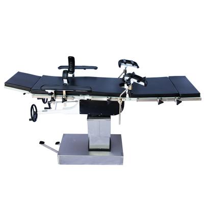 China New Arrival Metal Best Price 304 Stainless Steel Table Manual Adjustable Surgical Operating Table for sale