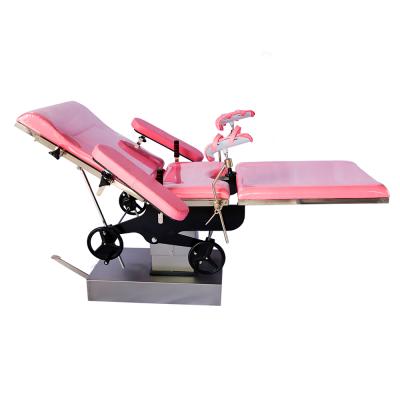 China OT Room and Parturient Delivery Operation Gynecological Manual Surgical Table for Operation Theater Surgery Table for sale