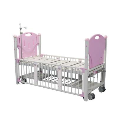 China Hot Selling 2 Functions High Quality Manual Bed Two Function Children Medical Hospital Children Nursing Bed for sale