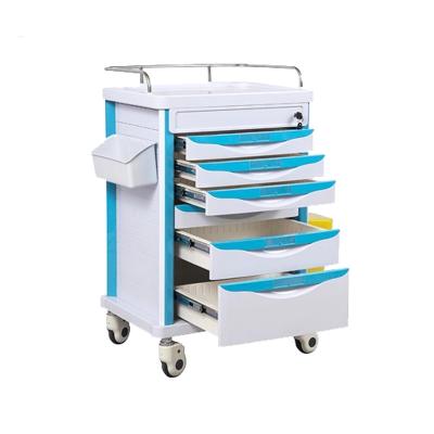 China ABS factorymedical modern ABS emergency hospital instrument trolley luggage expert made in China for sale