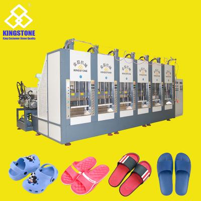 China Shoe Machine Kingstone 4/6 Plus Stations New Design EVA Slippers Machine for sale