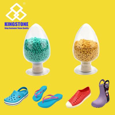 China PVC Resin Of PVC Slippers EVA Granular Material In Making for sale