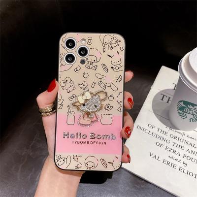 China Buying Nut Shockproof Shell Fits iPhone8P Mobile Phone Case Bracket With Apple Xsmax Protective Case for sale