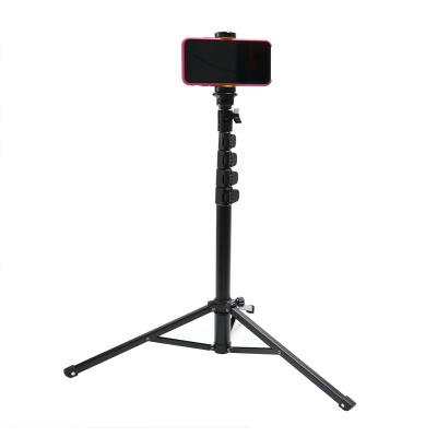 China PORTABLE Mobile Phone Selfie Stick Built-in Tripod Folding Multifunctional Fixed Bracket Live Broadcast Stand for sale