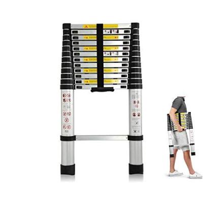 China New 2021 Latest Universal Aluminum Telescopic Ladders Design DIY Telescopic Ladder Extension Extend - Portable Foldable (3.8M) for sale