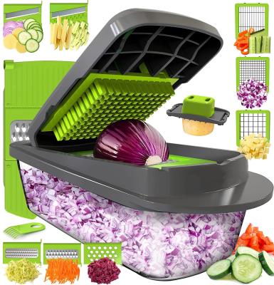 China Onion Dicer / Stocked Multifunctional Vegetable Cleaver , Vegetable Spiralizer Egg Slicers for sale