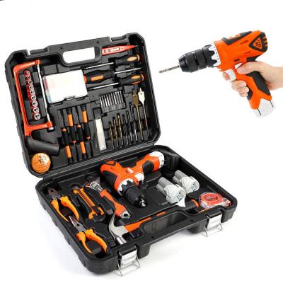 China Multifunctional Electric Tool Kit 117pcs Lithium Herramientas Set For Home Box for sale