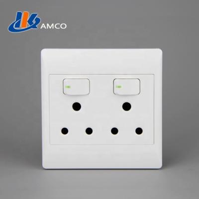 China Residential / General Purpose SOCKET OUTLET 2X16A 4X4 C/W COVER for sale