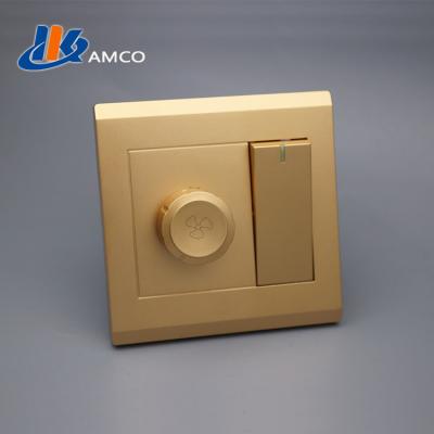 China Material HKAMCO Color Material HKAMCO Color Contact Copper One Plastic Popular Same Strip Dimmer Switch In Bangladesh Gold Color for sale