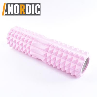 China Muscle Massage Foam Roller - Extra Firm High Density Deep Tissue Massager with Spinal Sleeve for sale