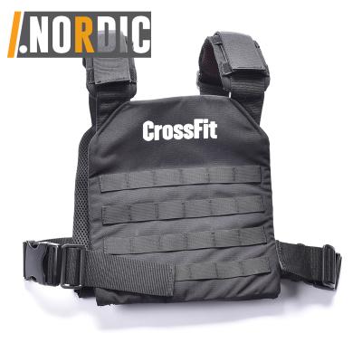 China Adjustable Weighted Strength Training Vest BLACK Workout Vest For Men And Women Designed For Resistance Strength Training Vest for sale