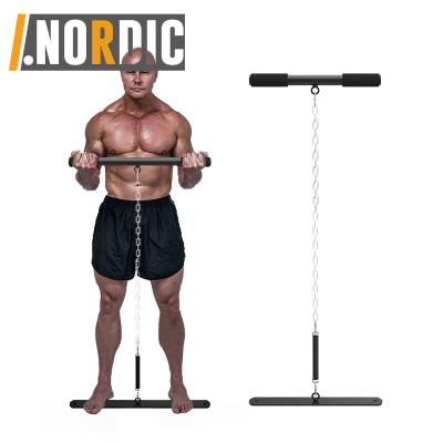 China Static Training LAT Pull Down Bar DIY Cable Machine Rotating Bar, DIY Straight Bar with Comfortable Grip, Cable Machine Attachment Cable Pulle for sale