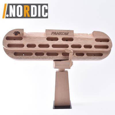 China Eco-friendly Wooden Hang Board /Climbing Board For Door - Hand Strengthener Equipment To Train Finger, Grab And Pull Up for sale