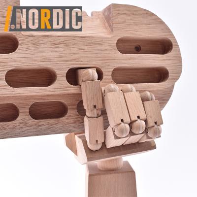 China Eco-Friendly Wooden Climbing Fingerboard Rock Climbing Hangboard Pull Up Bar Finger Strengthener For Training Finger Grip And Pull Up for sale