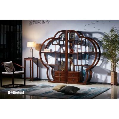 China Fast Delivery Free Shipping Traditional Bookrack Decorative Modern Display Unit With Drawers Storage Antique Wood Bookcase Shelf for sale